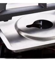 Плита газова (6 конфорок) зі статичної електричною духовкою (36,5 + 7 кВт, G 30/400) Stalgast 971823