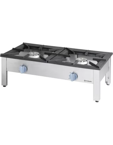 Плита газова TOP LINE (2 конфорки) 2х9 кВт, G 30 Stalgast 773013 Плита газова TOP LINE (2 конфорки) 2х9 кВт, G 30 Stalgast 773013