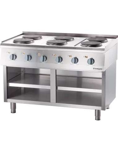 Плита настільна, електрична (6 конфорок) 15,6 кВт Stalgast 9707000