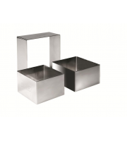 Форма квадратная Ibili Clasica 8х8 см нержавеющая сталь 716908