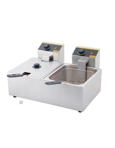Фритюрниця електрична GREDIL (двокамерна) Stalgast 746100 Фритюрниця електрична GREDIL (двокамерна) Stalgast 746100