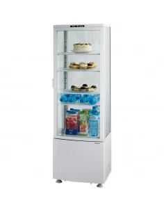 Вітрина холодильна зі скляними дверцятами (біла) 235 л Stalgast 852230