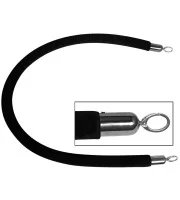 Шнур для готельного стовпчика чорний 150 см Stalgast 689003