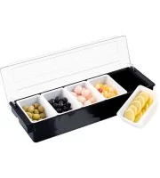 Ящик для бармена (5 відділів) 500х160х90 мм пластик Stalgast 473500 Ящик для бармена (5 відділів) 500х160х90 мм пластик Stalgast 473500