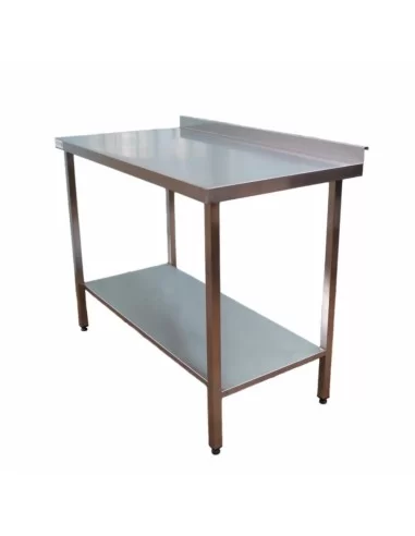 Стол с полкой AISI 201, 700x700x850