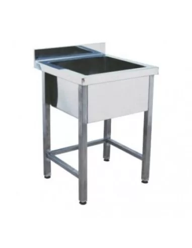 Мийка 1-но секційна AISI 201 з полицею 700х600х850(300) Мийка 1-но секційна AISI 201 з полицею 700х600х850(300)