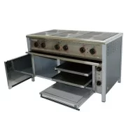 Плита електрична ПЕ-6Ш Економ, 6-х конф., з жарочною і нейтральними шафами АРМ-ЕКО Плита електрична ПЕ-6Ш Економ, 6-х конф., з жарочною і нейтральними шафами АРМ-ЕКО