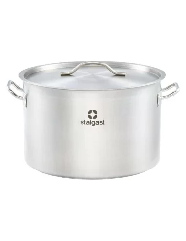 Каструля середня з кришкою Stalgast Gredil 57,3 л (012455)
