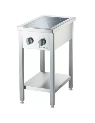 Плита індукційна, електрична (2 конфорки) 7 кВт на відкритій базі Stalgast 979510 Плита індукційна, електрична (2 конфорки) 7 кВт на відкритій базі Stalgast 979510