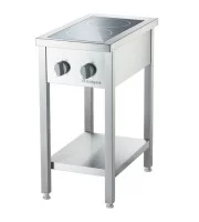 Плита індукційна, електрична (2 конфорки) 7 кВт на відкритій базі Stalgast 979510 Плита індукційна, електрична (2 конфорки) 7 кВт на відкритій базі Stalgast 979510