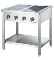 Плита індукційна, електрична (4 конфорки) 14 кВт на відкритій базі Stalgast 979610 Плита індукційна, електрична (4 конфорки) 14 кВт на відкритій базі Stalgast 979610