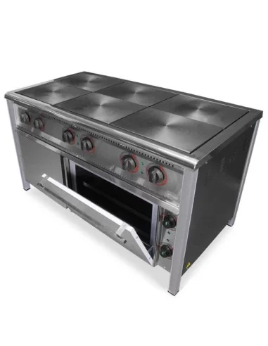 Плита електрична ПЕ-6Ш Н Еліт 4-х конф., з жарочною шафою АРМ-ЕКО