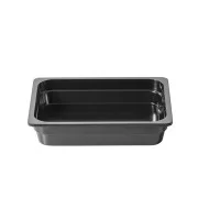 Гастроємність із меламіну Alar 1/2 32,5x26,5x6,5 см, чорний CT10