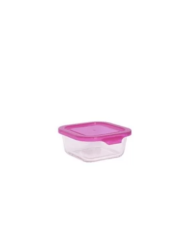 Контейнер скляний квадратний з кришкою Super H 0,3 л CG