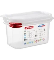 Гастроємність GN 1/9х100, з кришкою 176х108х100 мм, поліпропілен Stalgast 169105