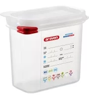 Гастроємність GN 1/9х150, мм, з кришкою 176х108х150 мм, поліпропілен Stalgast 169155