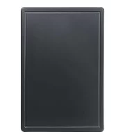 Дошка кухонна 600х400х18 мм (чорна) пластик Stalgast 341637 Дошка кухонна 600х400х18 мм (чорна) пластик Stalgast 341637