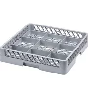 Кошик для склянок (9 відділів) 500х500х104 мм пластик Stalgast 810900