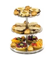 Стійка для торта (3-х рівнева) 300 мм н/ж Stalgast 542031