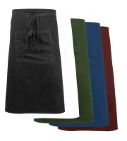 Фартух бордовий з кишенею міді Stalgast 634023