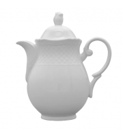 Кофейник фарфоровый Lubiana Afrodyta 1,35 л белый 2677