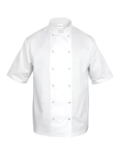 Блузка кухарська з коротким рукавом, унісекс, біла, XL Stalgast 634075