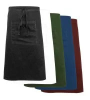 Фартух бордовий з кишенею міді Stalgast 634023