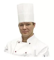 Шапка-ковпак кухарська біла Преміум h 200 мм Stalgast 507221