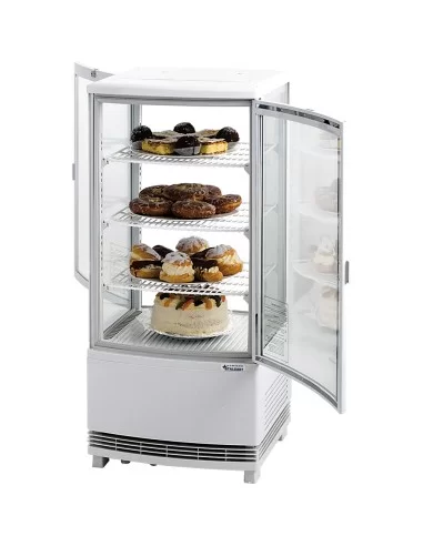Вітрина холодильна з двостороннім охолодженням дисплея (біла) 86 л Stalgast 852180 Вітрина холодильна з двостороннім охолодженням дисплея (біла) 86 л Stalgast 852180