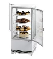 Вітрина холодильна з двостороннім охолодженням дисплея (біла) 86 л Stalgast 852180 Вітрина холодильна з двостороннім охолодженням дисплея (біла) 86 л Stalgast 852180