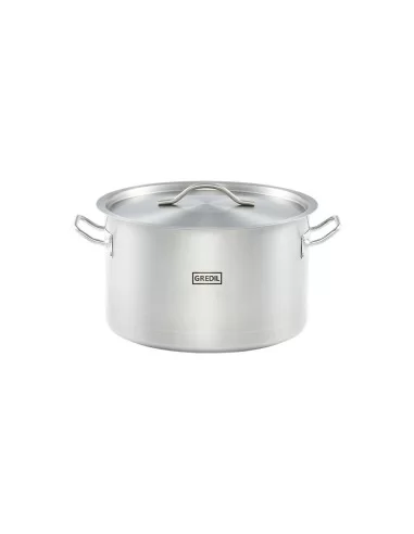 Каструля середня з кришкою Stalgast 32 см 16,1 л н/ж (012325)