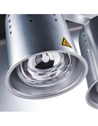 Нагрівальна лампа для їжі (2 лампи) 0,5 кВт, 230 В, Stalgast 692500