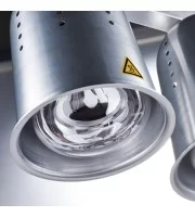 Нагрівальна лампа для їжі (2 лампи) 0,5 кВт, 230 В, Stalgast 692500