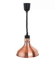 Підвісна нагрівальна лампа для їжі (мідна) 290 мм, 0,25 кВт, 230 В, Stalgast 692612