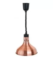 Підвісна нагрівальна лампа для їжі (мідна) 290 мм, 0,25 кВт, 230 В, Stalgast 692612