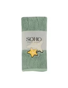 Рушник Текстиль банний SOHO 25*50 см, мікроф. Star Green
