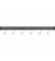 Тримач для кухонних приборів Stalgast 625 мм, магнітний з гачками 248608
