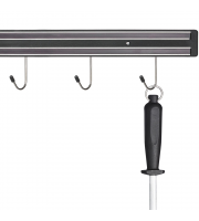 Тримач для кухонних приборів Stalgast 625 мм, магнітний з гачками 248608