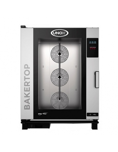 Піч пароконвекційна Unox Bakerlux 10 рівнів XEFR-10EU-ELRV-DR