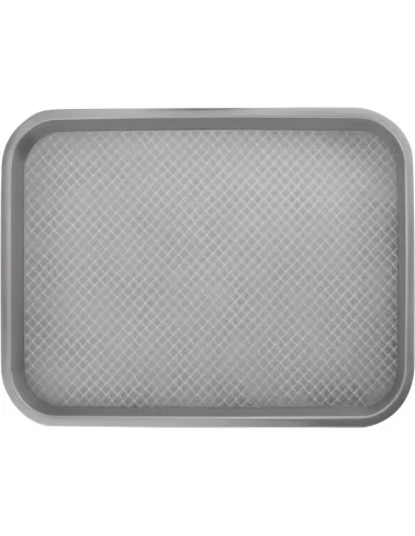 Піднос прямокутний Gredil 450х350 мм сірий 413355