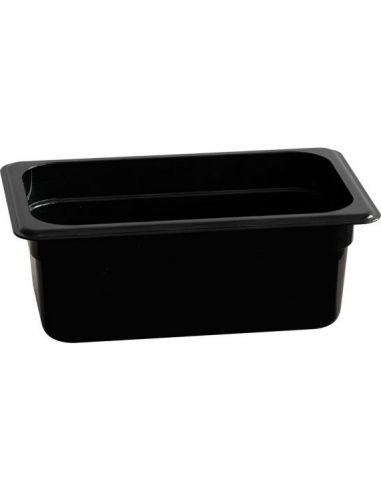 Гастроємність Stalgast GN 1/4 h 100 мм полікарбонат чорна 154100