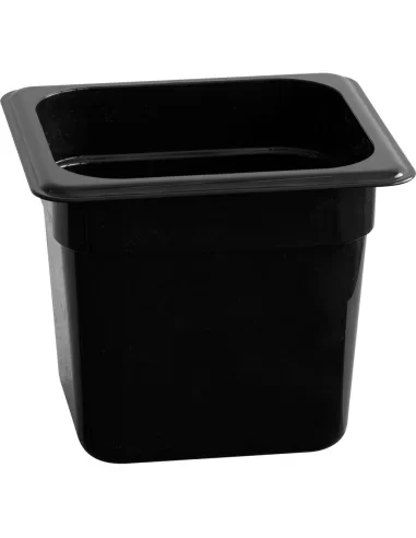 Гастроємність Stalgast GN 1/6 h 150 мм полікарбонат чорна 156150