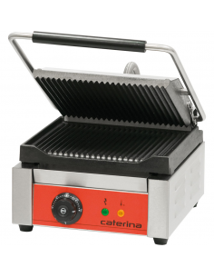 Гриль контактний Stalgast Caterina однопостовий рифлений 742011
