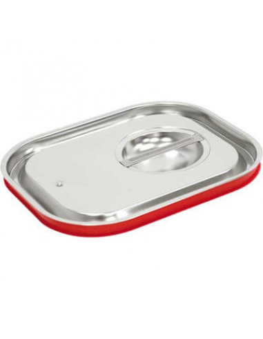 Кришка для гастроємності Stalgast GN 1/3 з ущільнювачем, нержавіюча сталь 113014