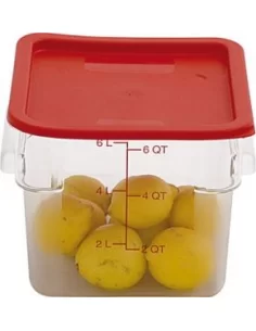 Кришка для контейнера Stalgast 061050 пластик червона 061410