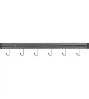 Тримач для кухонних приборів Stalgast 625 мм, магнітний з гачками 248608