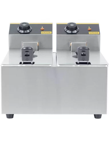 Фритюрниця електрична Gredil 2х3 л... Фритюрниця електрична Gredil 2х3 л...