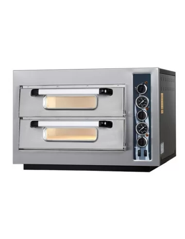 Печь для пиццы двухкамерная Maksan 8х25 см PO-402Т