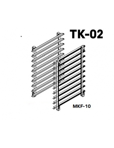Комплект направляющих Maksan для печей MKF-10 TK-02