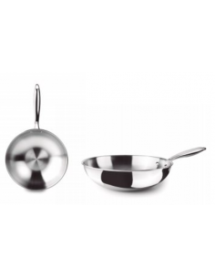 Сковорода индукционная Ibili Triply Natural 24 см трехслойная 652924